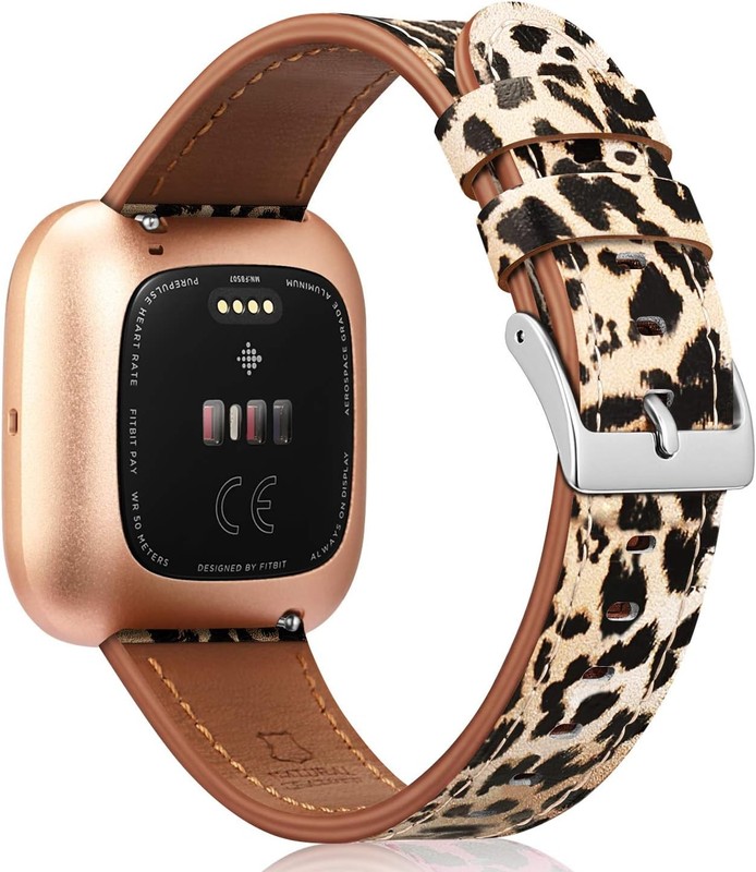 For Fitbit Versa 2/ Fitbit Versa Lite Genuine Leather Watch Band Strap Wristband gallery