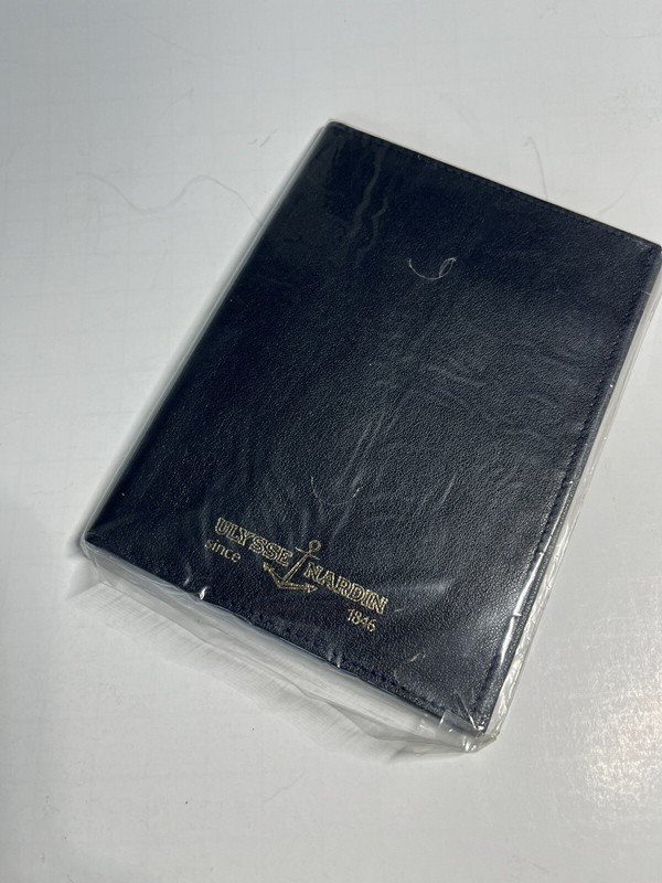 Ulysse Nardin Blue Leather Card Holder