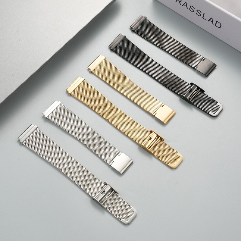 For Casio A158 159 A168 F-91 Stainless Steel Watch Chain 18mm Metal Watch Band gallery
