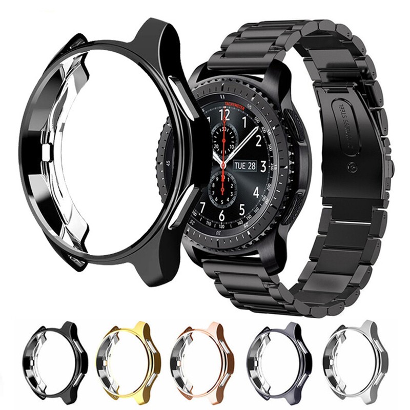 Shell For Samsung Galaxy Watch Screen Protector Case TPU Bumper Cover 42mm 46mm