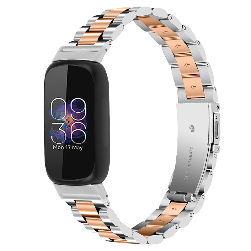 For Fitbit Inspire 3 Strap Replacement Metal Strap Stainless Steel Watch Band gallery