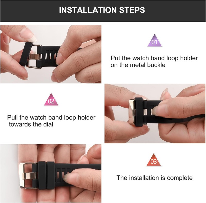6 Pcs 22mm Watch Band Holder for Garmin Instinct 2 Tactical gallery