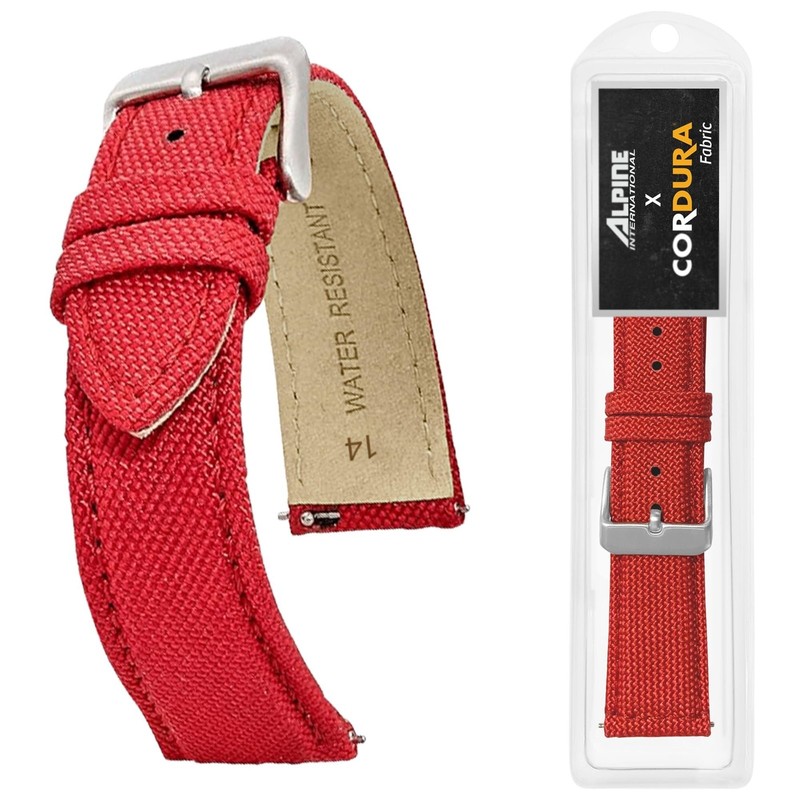 Alpine Cordura Fabric Watch Band | Water-Resistant Canvas Quick Release Watch…