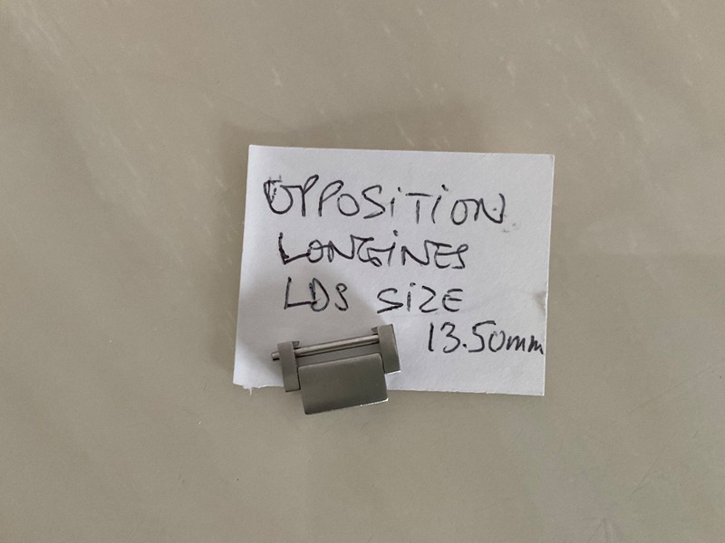 WOMEN LONGINES OPPOSITION STAINLESS STEEL LINKS SIZE 13.50MM
