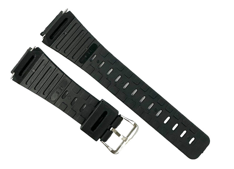 Lot of 6, 20mm PVC Plastic Watch Band for Men Fit to CASIO, SEIKO & TIMEX gallery