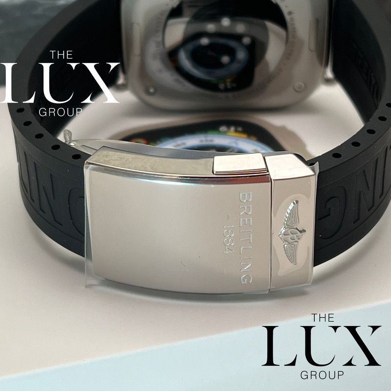 22mm Breitling Diver Pro III Band Apple Watch Ultra 1 2 3 49mm NO BUCKLE gallery