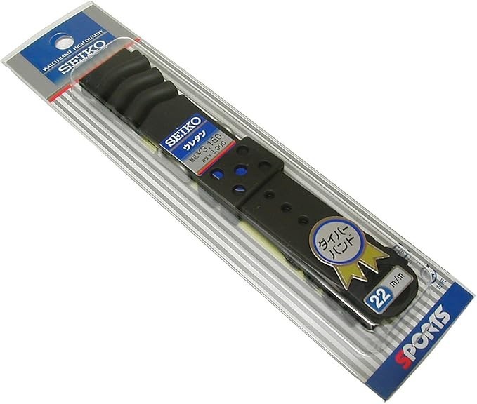 Genuine Seiko 22mm Urethane Rubber Diver Watch Band DAL0BP New Made in Japan