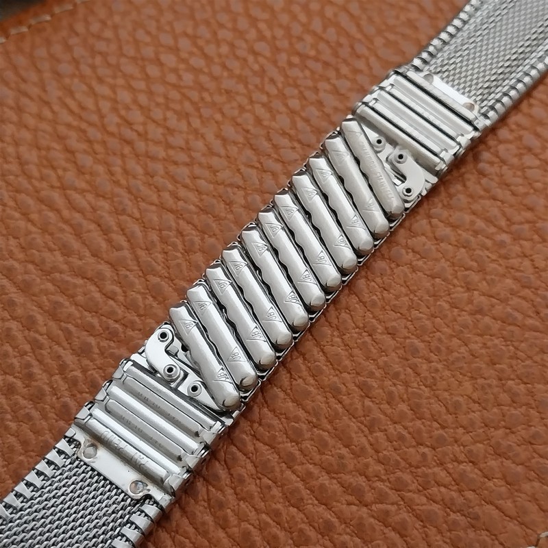 19mm 18mm 17mm Stainless JB Champion Perpetual Calendar 1960s Vintage Watch Band gallery