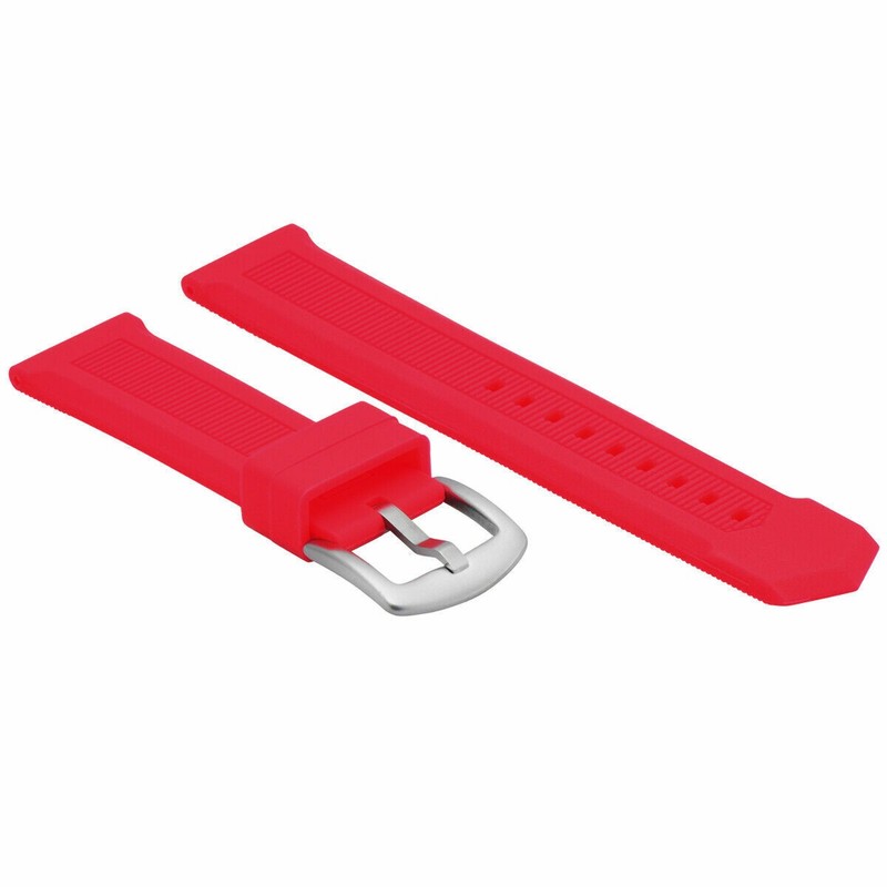 21MM RUBBER BAND STRAP FOR TAG HEUER AQUARACER CALIBRE 5 WAJ2110 AUTOMATIC RED gallery