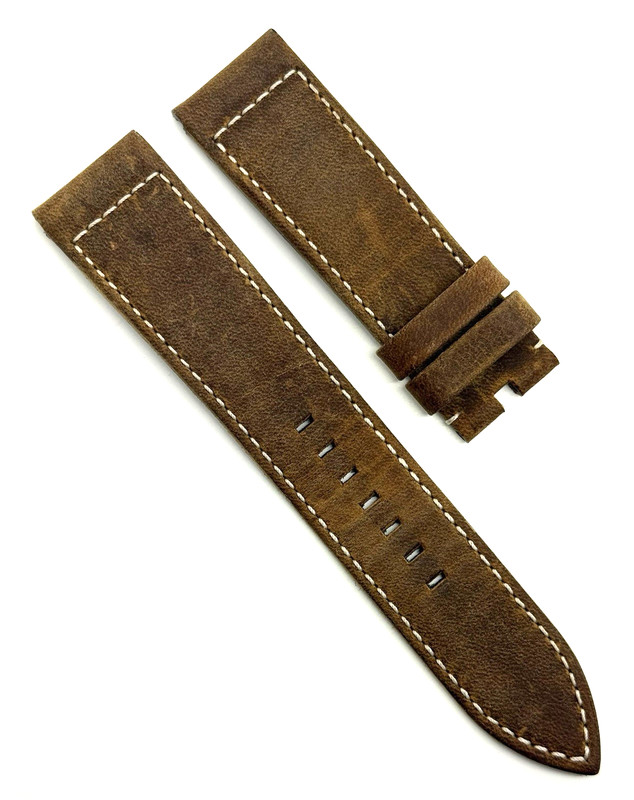 Zenith Pilot 24mm x 22mm Brown Leather Watch Strap Band 2422-738 Authentic OEM