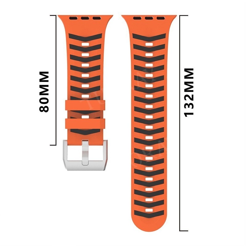Silicone Band Strap for Apple Watch Ultra 3 Series 11 10 9 8 7 6 5 4 SE 42–49mm gallery
