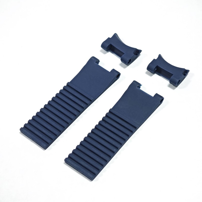 For Ulysse Nardin MARINE 22mm Blue Rubber Replacement Wrist Watch Band Strap gallery