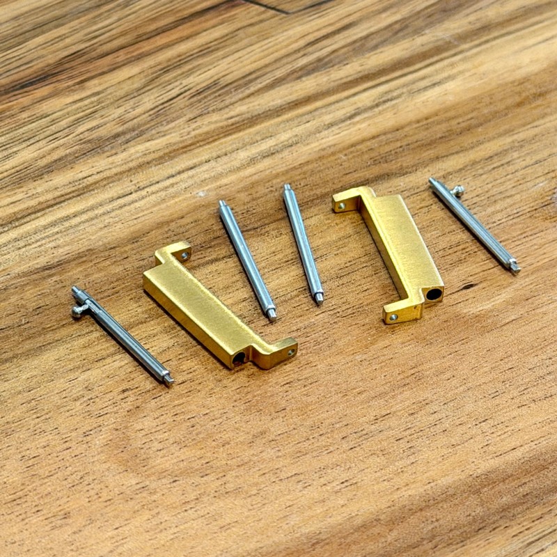 18mm to 20mm Watch Band Adapter Converter Quick Release Pins Stainless Steel Set gallery