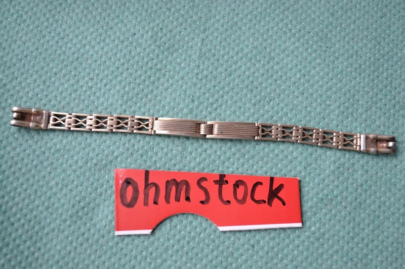 Vintage S875 Sterling Silver Watch Bracelet For Women 6mm