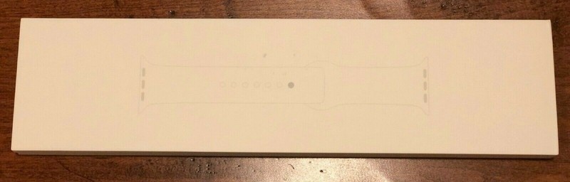 HALF STRAP OEM Apple Watch 38/40MM White Sport Band – M/L – FREE SHIPPING