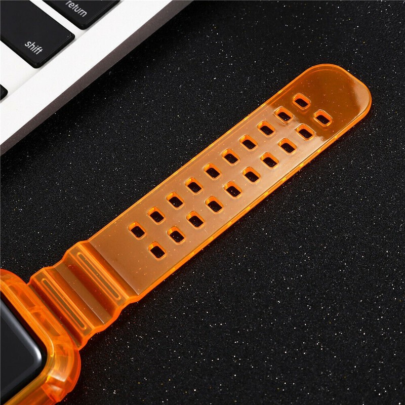 Watch Band Strap Silicone TPU Clear For Apple Watch Series 6/5/4/3/2/1 iwatch SE gallery