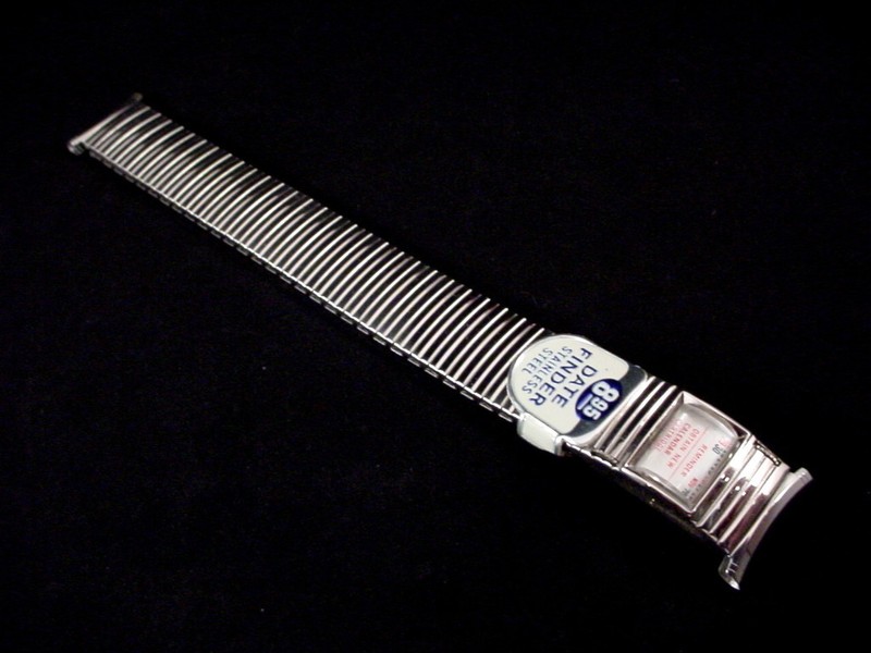 Vintage NOS 1970 Speidel Datefinder Calendar watchband 6 1/4″ long 19mm 3/4″