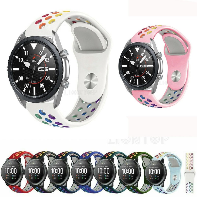 Silicone Wrist Strap Replacement Watch Band For Samsung Galaxy Watch 3 45mm 41mm