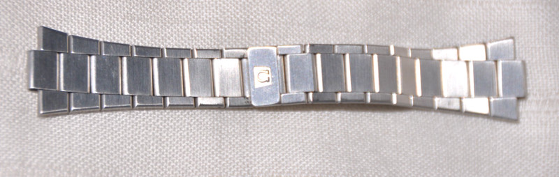 VINTAGE OMEGA STAINLESS STEEL WATCH BAND, ITALY, MOD DEPOSE, 1322/297
