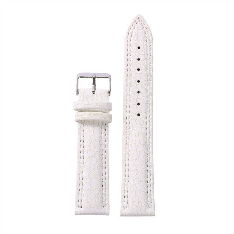 High Quality Burst Grain Leather Watch Straps Mens Vintage Wristband 18 20 22mm