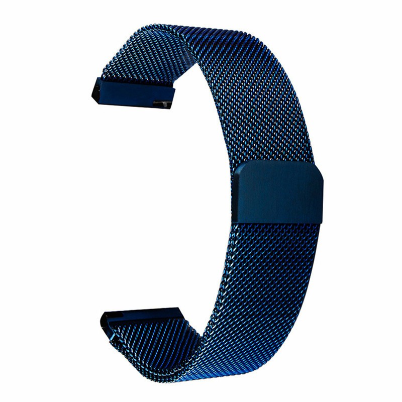 14 16-22mm 24mm Stainless Steel Meshed Loop Watch Band Magnetic Closure Bracelet gallery