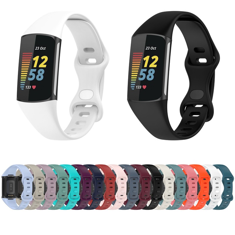 TPU Bracelet Small Waist Band Watch Strap Watch Accessories for Fitbit Charge6/5