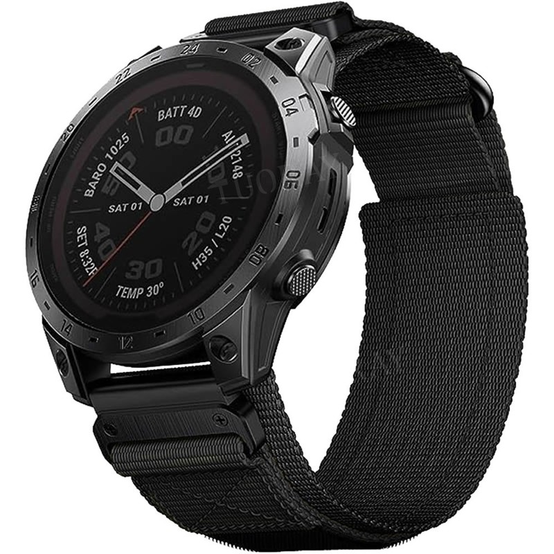 Quick Fit 22mm 26mm Band For Garmin Instinct 1/2/3/E 45mm 3/2X 50mm Nylon Strap