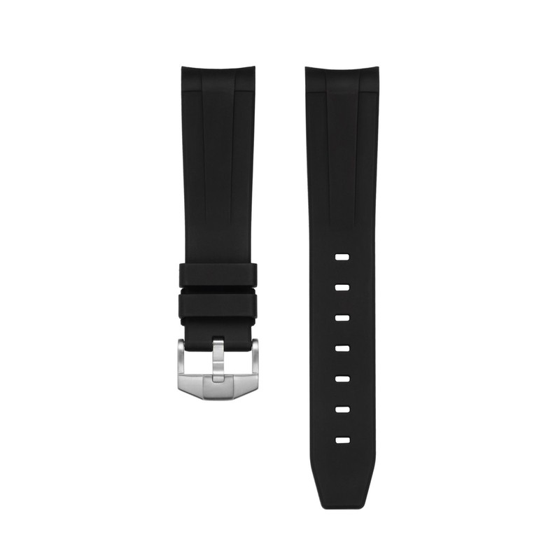 FKM Rubber Watch Strap Band 20mm for Omega Speedmaster Moonwatch 3861 MoonSwatch