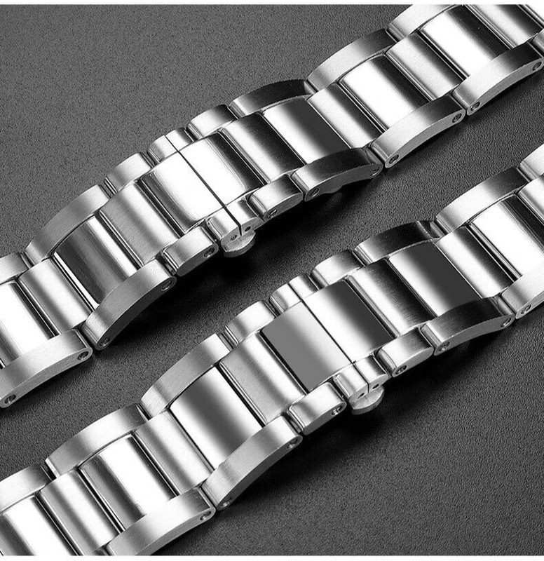 23mm Steel Butterfly Buckle Strap For Blancpain 5000 5015 Series Watchband Tool