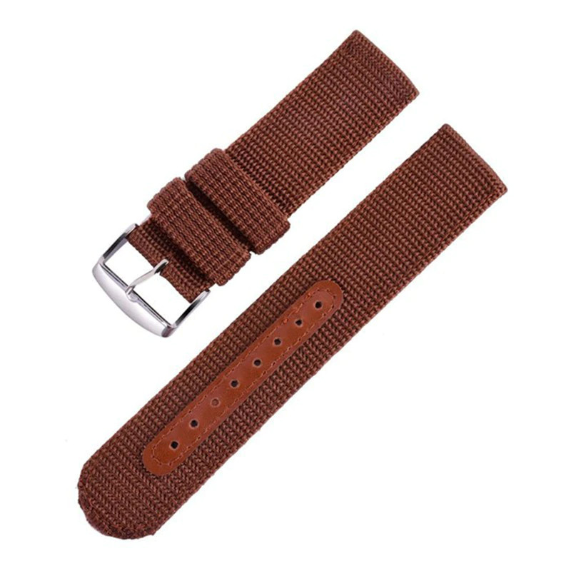 18mm 20mm 22mm 24mm Military Canvas Nylon Wrist Watch Band Strap Bracelet Sport gallery