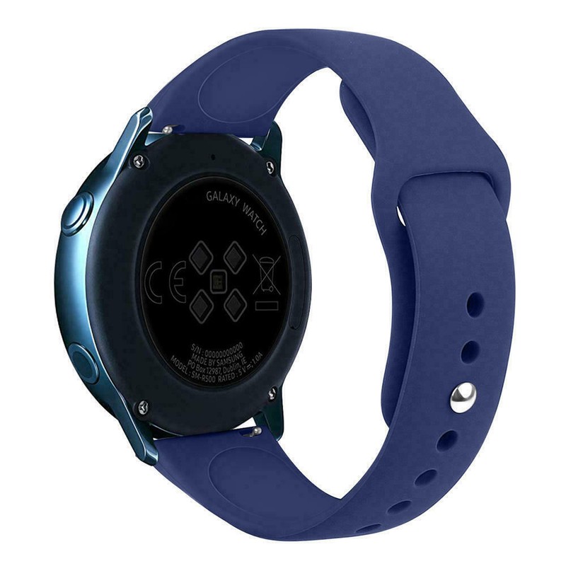 For Samsung Galaxy Watch 46mm SM-R800 S3 45MM Band Silicone Sport Bracelet Strap