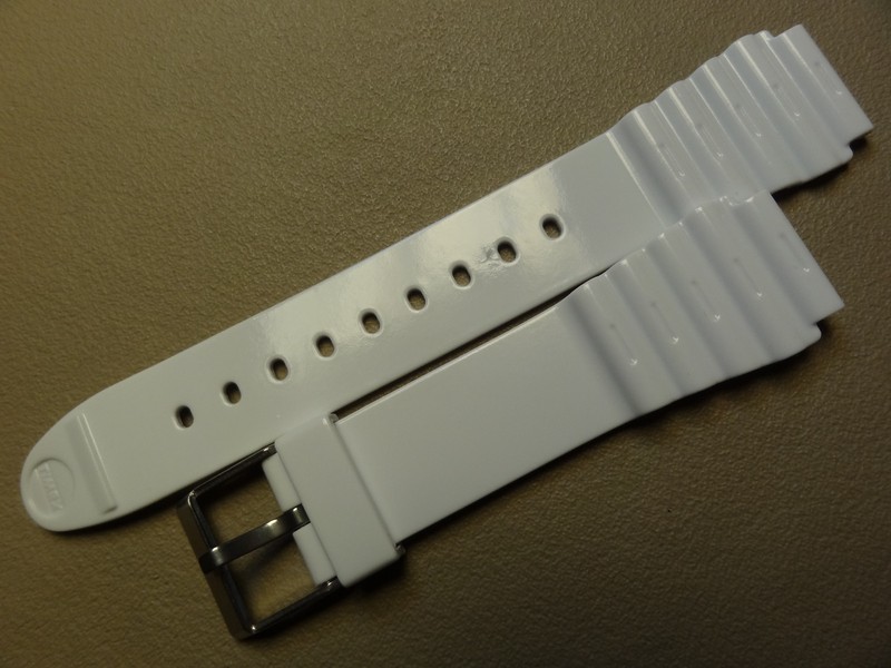 New Mens Timex Classic 80 T2N482 Fits 18mm Solid White Watch Band Sport Digital gallery