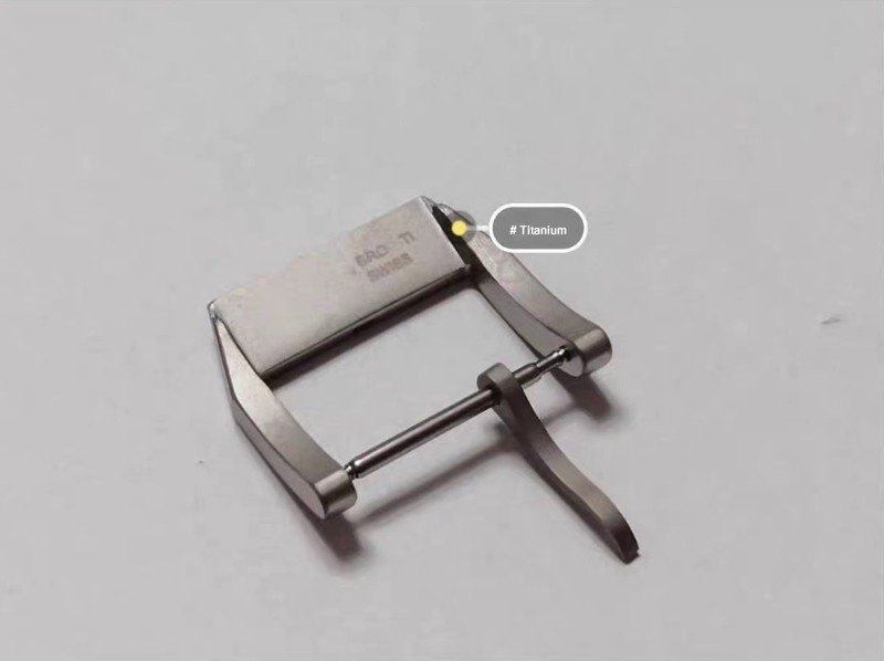 Authentic IWC 18mm premium titanium needle buckle, watch buckle OEM gallery