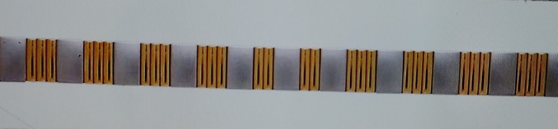 12-16mm Banda/Swiss Two Tone Twist-o-Flex Stretch Watch Ladies Band.