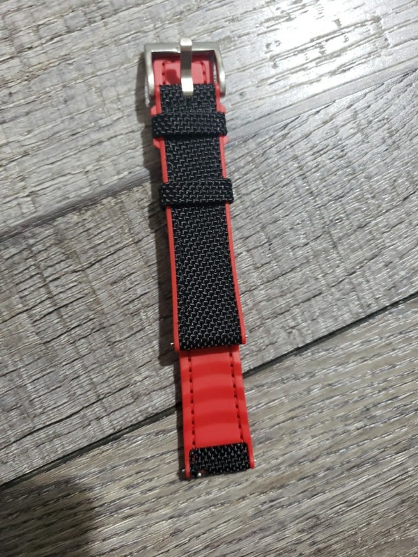 BARTON WATCH BANDS w/ Integrated quick release spring bars, Hybrid Silicone 20mm gallery