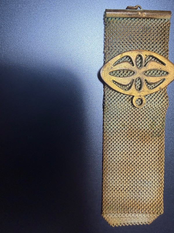 Ribbon-style watch fob, 100+ years old