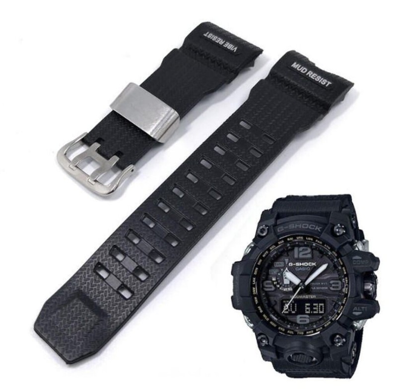 Rubber Replacement Band Strap Compatible with Casio G-Shock GWG-1000 Watch