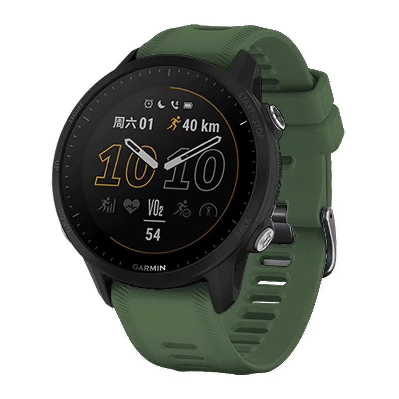 Sports Silicone Strap For Garmin Forerunner 965 955 Solar 945 935 745 Strap gallery