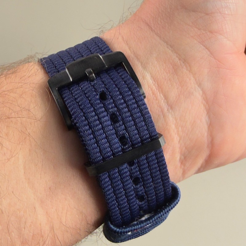 Limited Edition Nylon Watch Strap Tudor Pelagos FXD Red Bull Racing Blue 22mm gallery