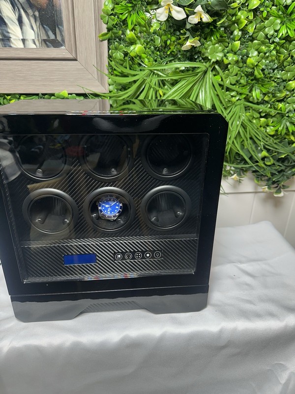 Watch Winder Missing Foam Watch Holders. Works Perfect And Has Storage Under