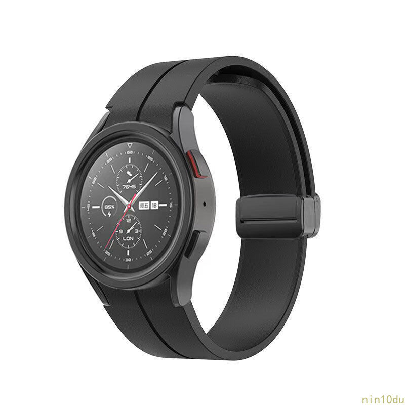 Magnetic Silicone Band Strap For Samsung Galaxy Watch7/6/5/4 Classic 43/47/40/44