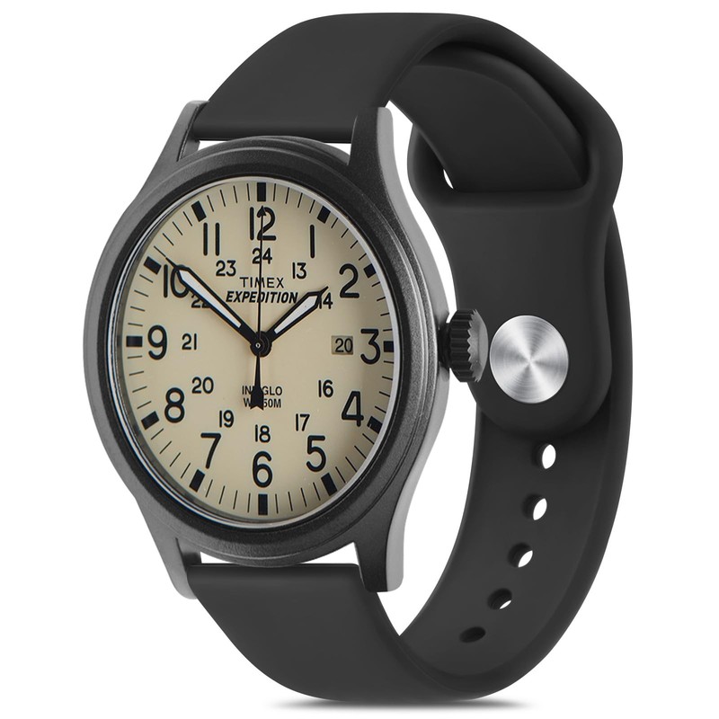Meliya Bands Compatible with Timex Expedition Scout/Acadia One Size, Black