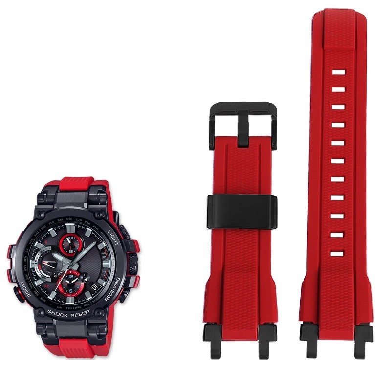 Rubber Silicone Watchband for Casio G-SHOCK MTG-B1000 G1000 MTGB1000