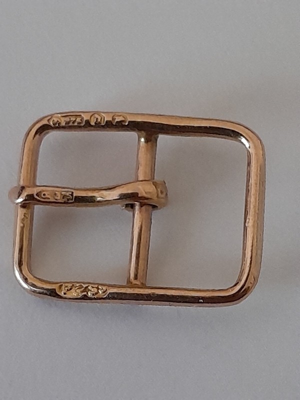 Trench watch buckle 9k rose gold 1919 fits a 10mm strap very rare hard to find