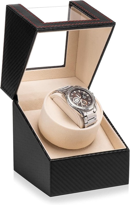 Luxury Automatic Watch Winder with Japanese Quiet Motor - Dual Power Supply gallery