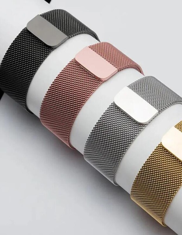 18/20/22mm Magnetic Milanese Watch Band Universal Steel Loop Smart Wrist Strap gallery