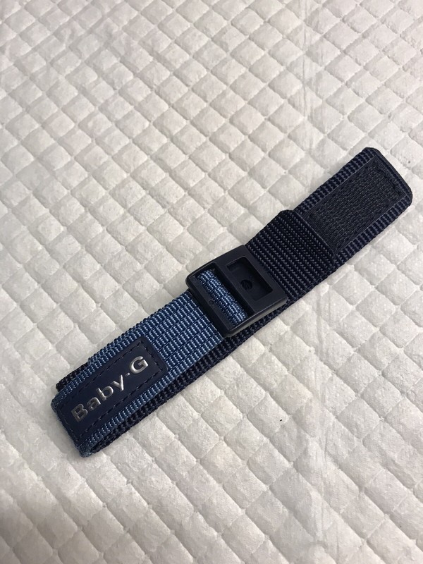 Casio “Baby-G” Band “Dark Blue” Fabric/Nylon BG-152, BG-151: NOS gallery