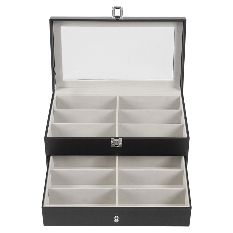 Sunglasses Case Watch Box Watch Case Jewelry Box And 12 Eyeglasses Storage gallery