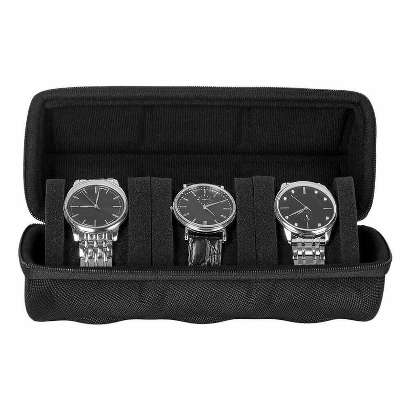 1/2/3/5/6 Slots Travel Watch Roll Case Wristwatch Display Case Watch Storage box gallery