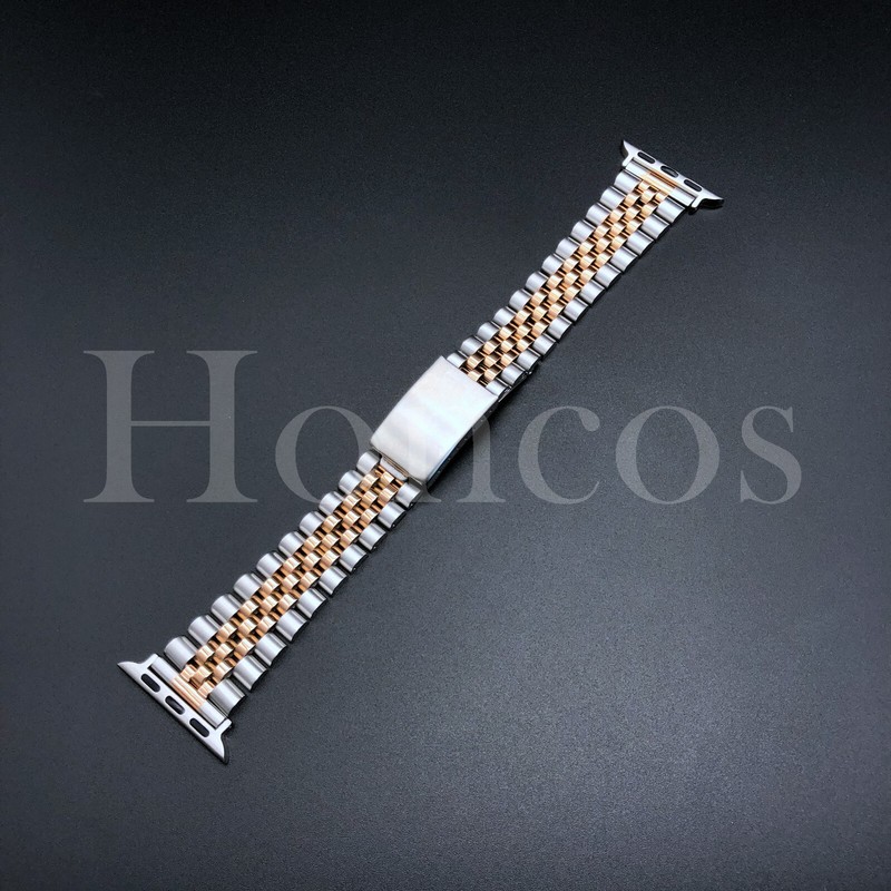 38 40 41 42 44 45 47 49 MM Apple Watch Band Strap Iwatch Jubilee Bracelet SIL&RG